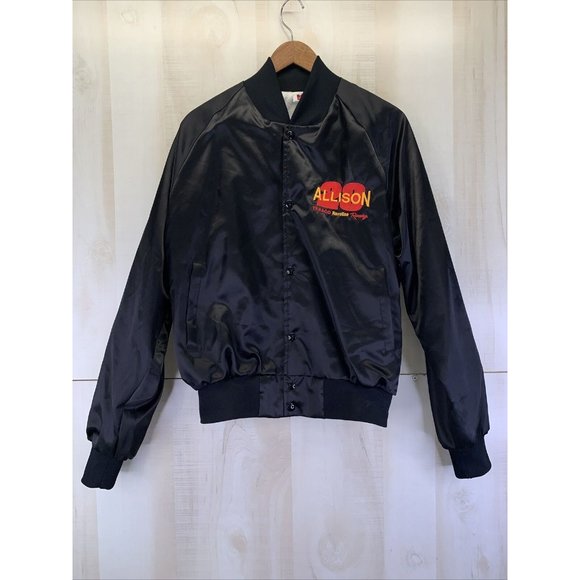Vintage Davey Allison #28 Texaco Havoline Racing Satin Jacket Mens Medium-8249 - Picture 1 of 12